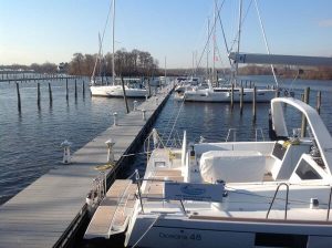 dock to marina slips